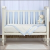 Crib Safety Vertical Bumpers - BLUE AND/OR CREAM - 38 PACK